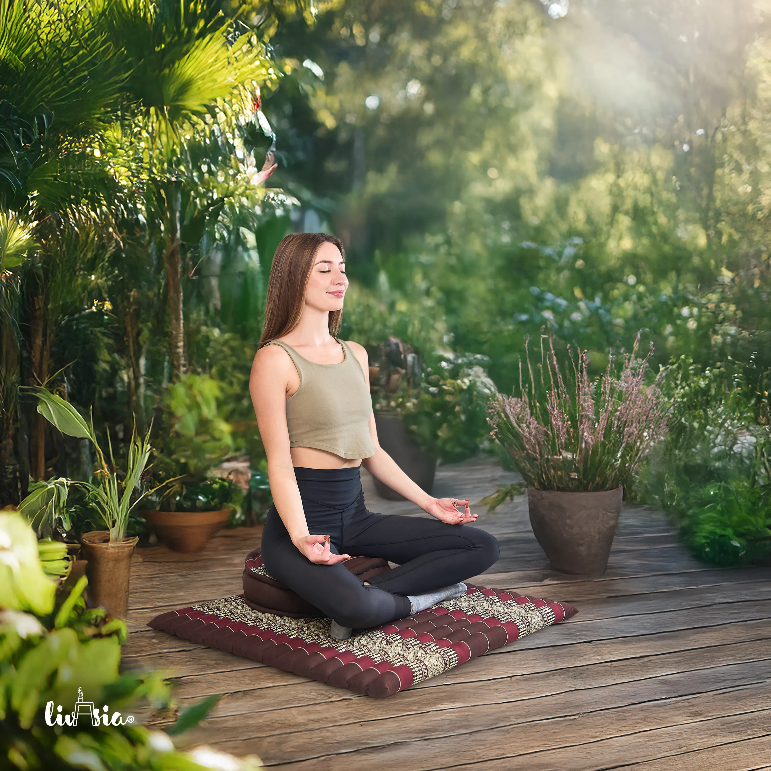 Kapok meditatiekussen set XL