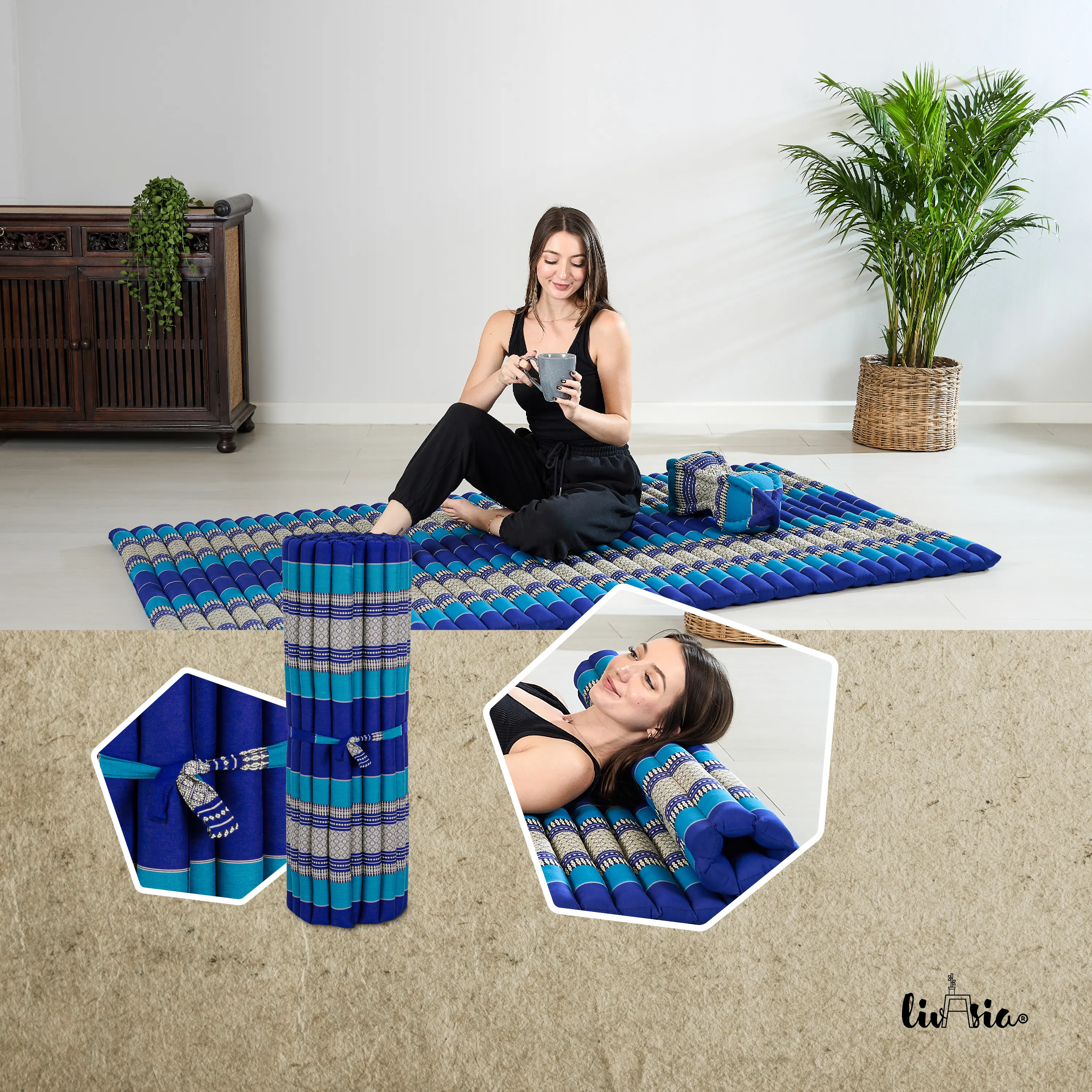 Kapok rolmat, 110 cm breed