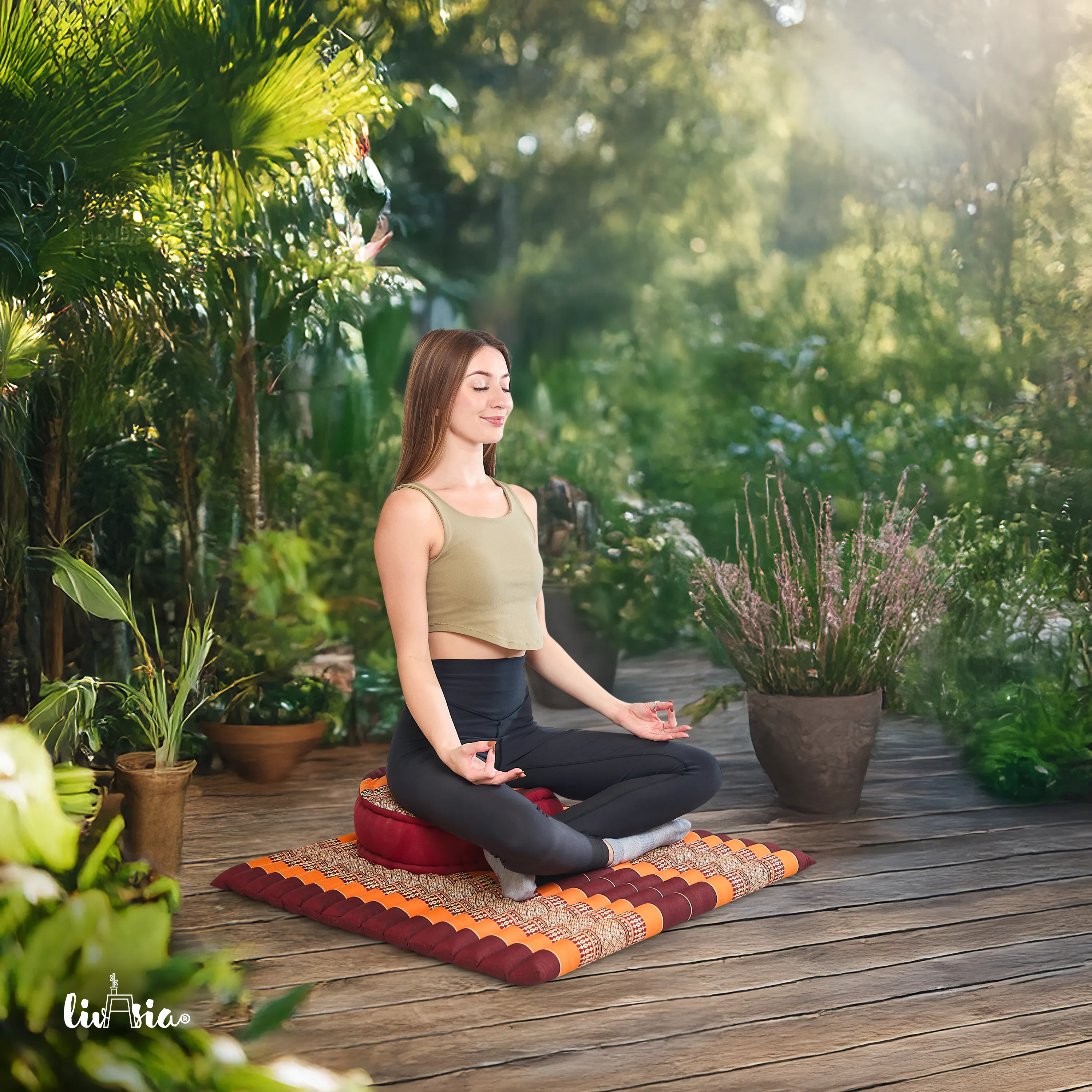 Kapok meditatiekussen set XL