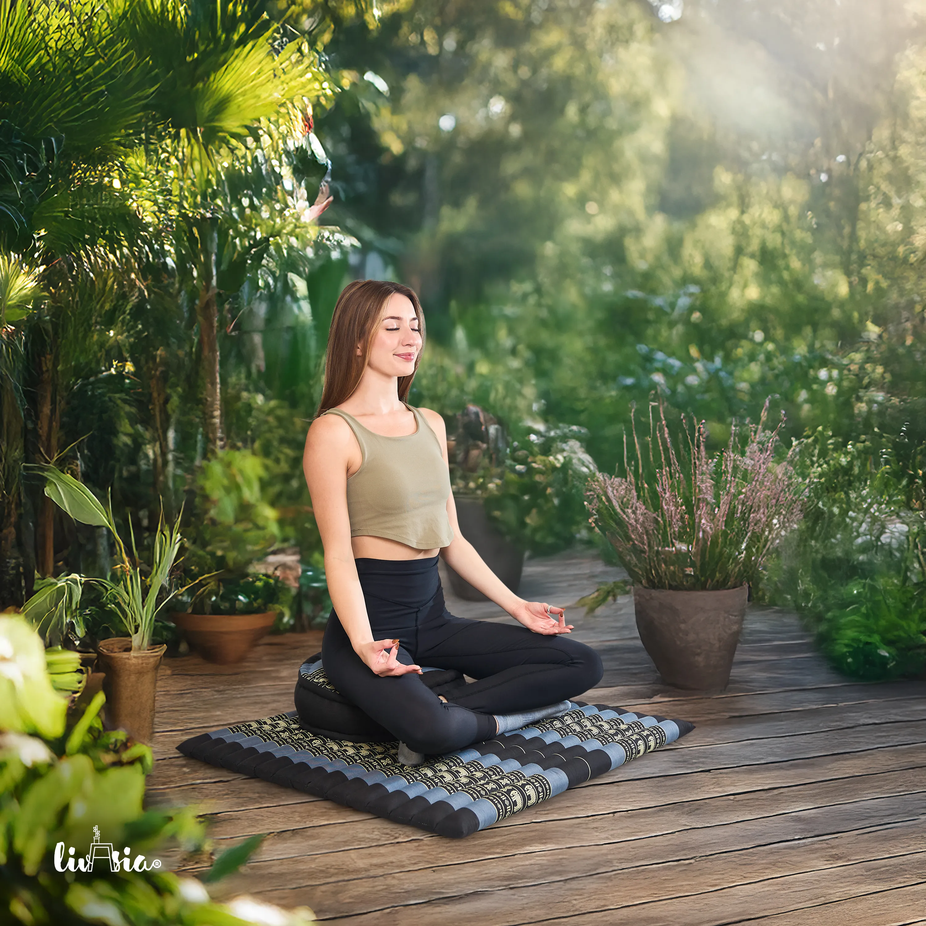 Kapok meditatiekussen set XL
