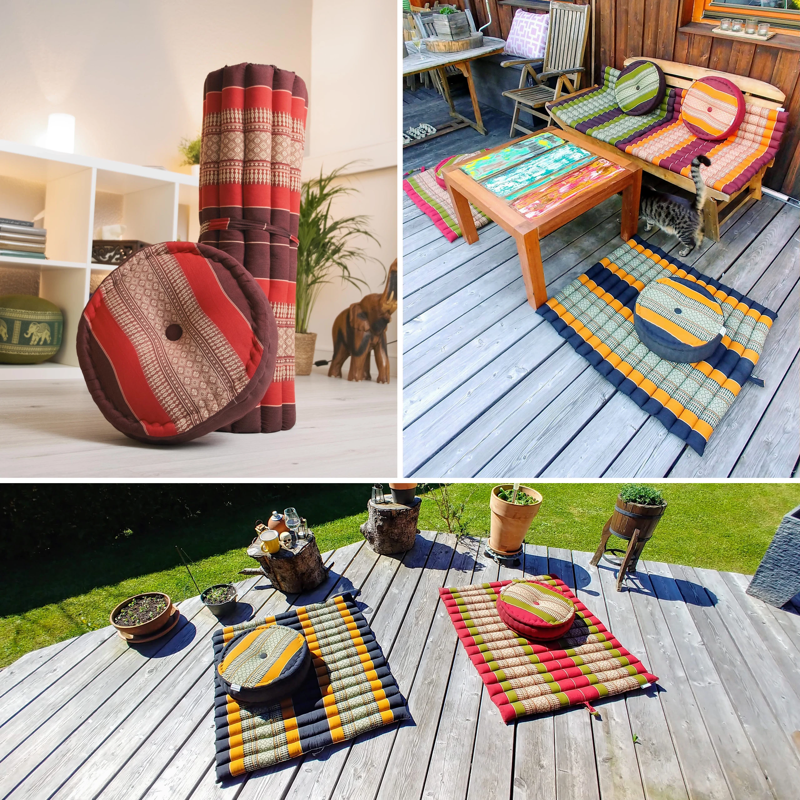 Kapok meditatiekussen set XL