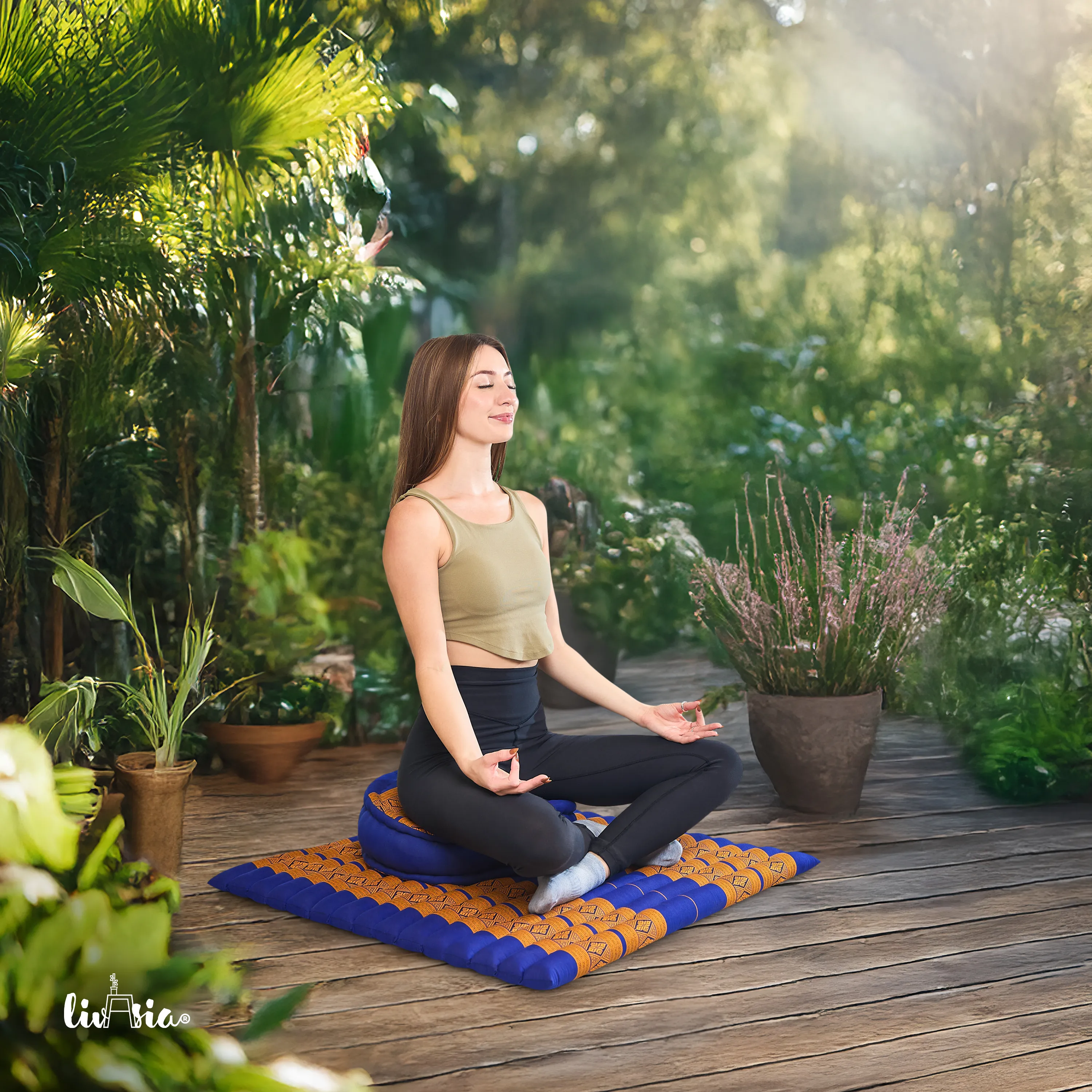 Kapok meditatiekussen set XL