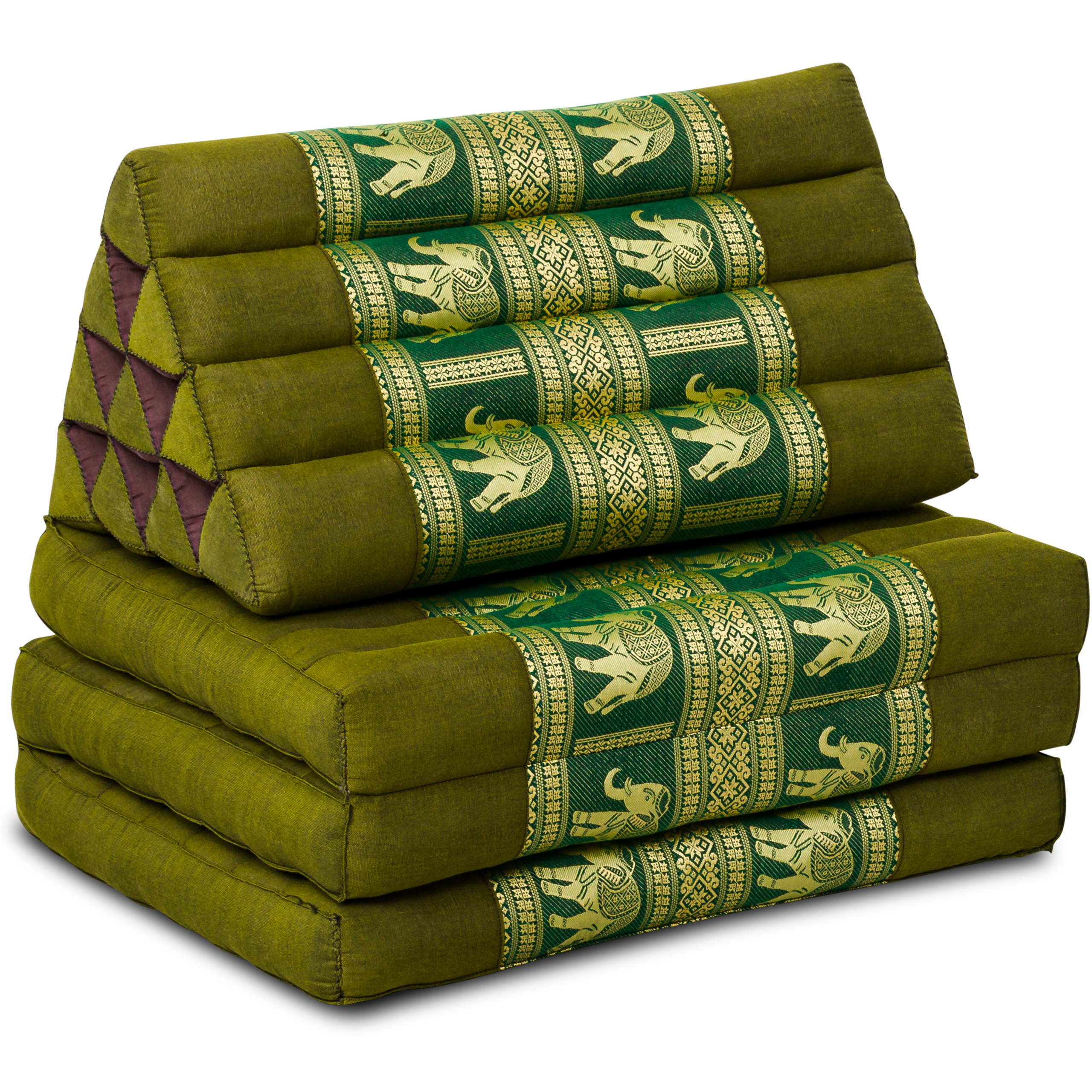 Kapok Thais kussen met 3 vloerdelen, Deluxe