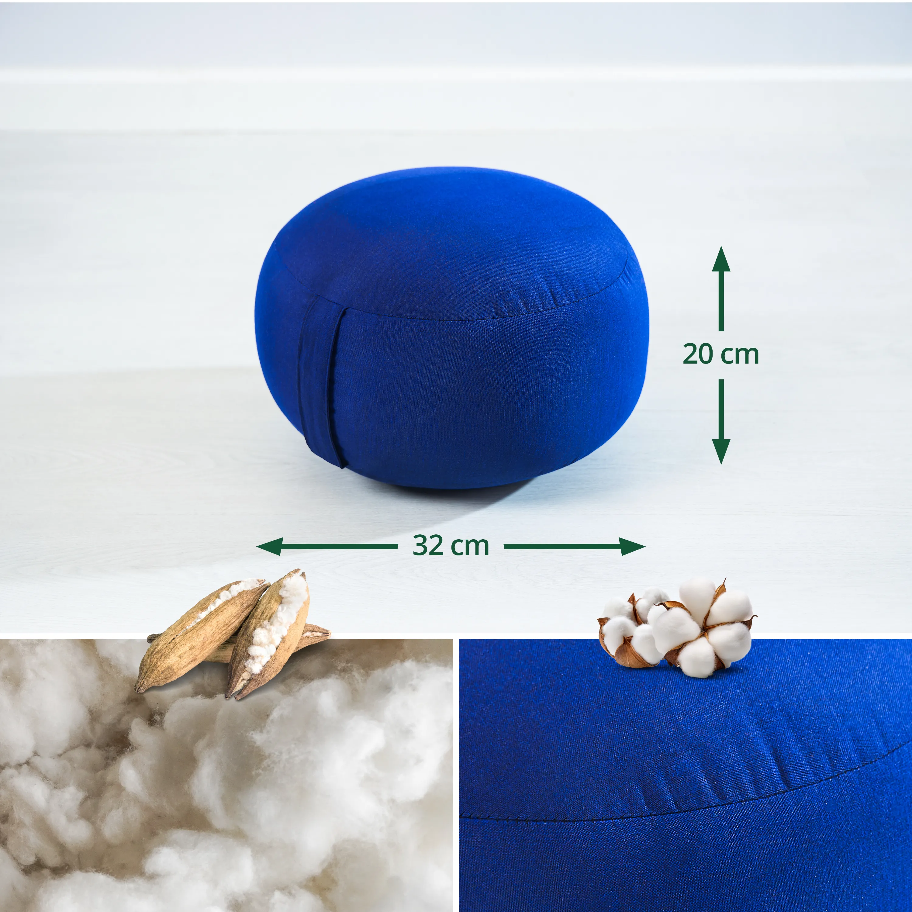 Kapok Zafu-kussen klein, Basic