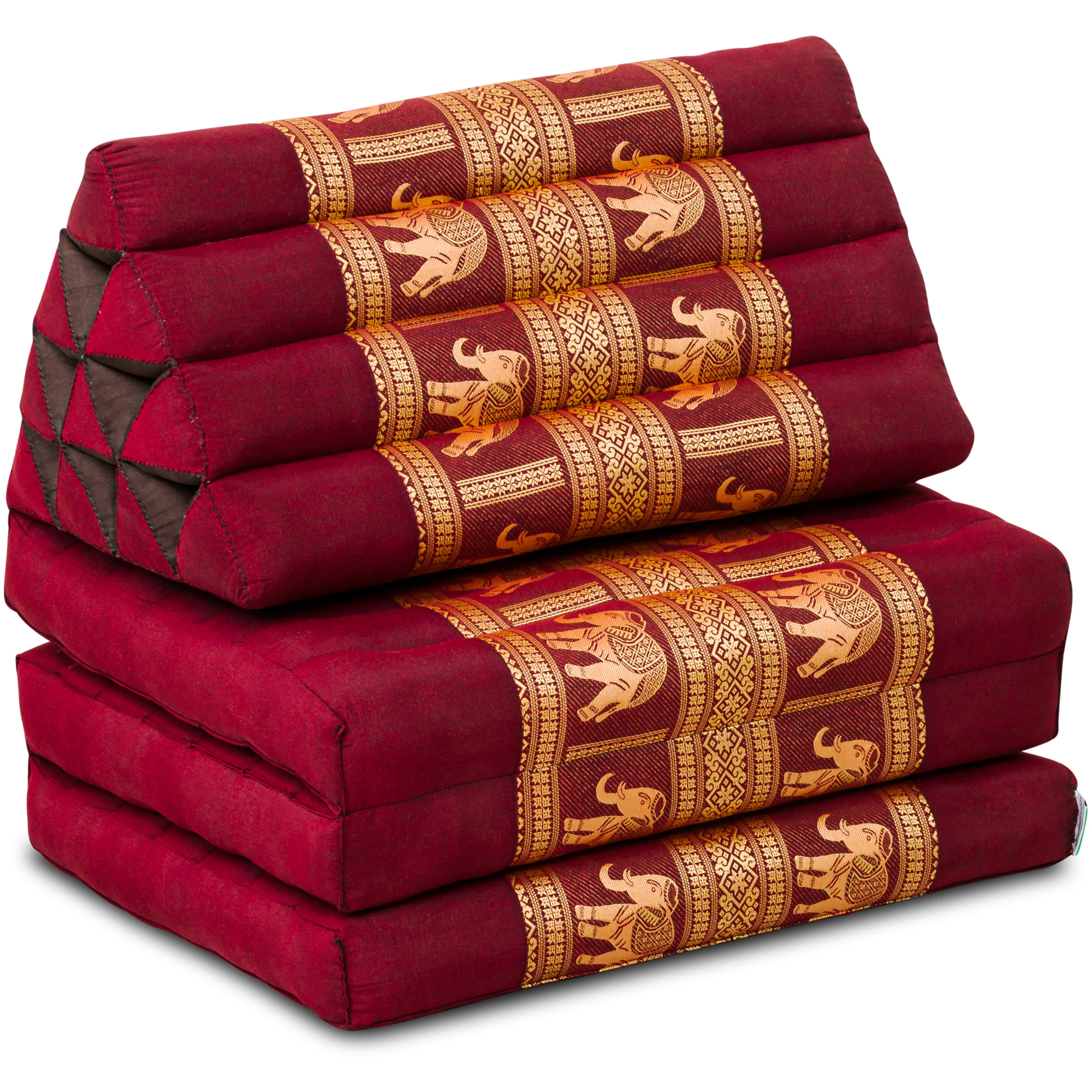 Kapok Thais kussen met 3 vloerdelen, Deluxe