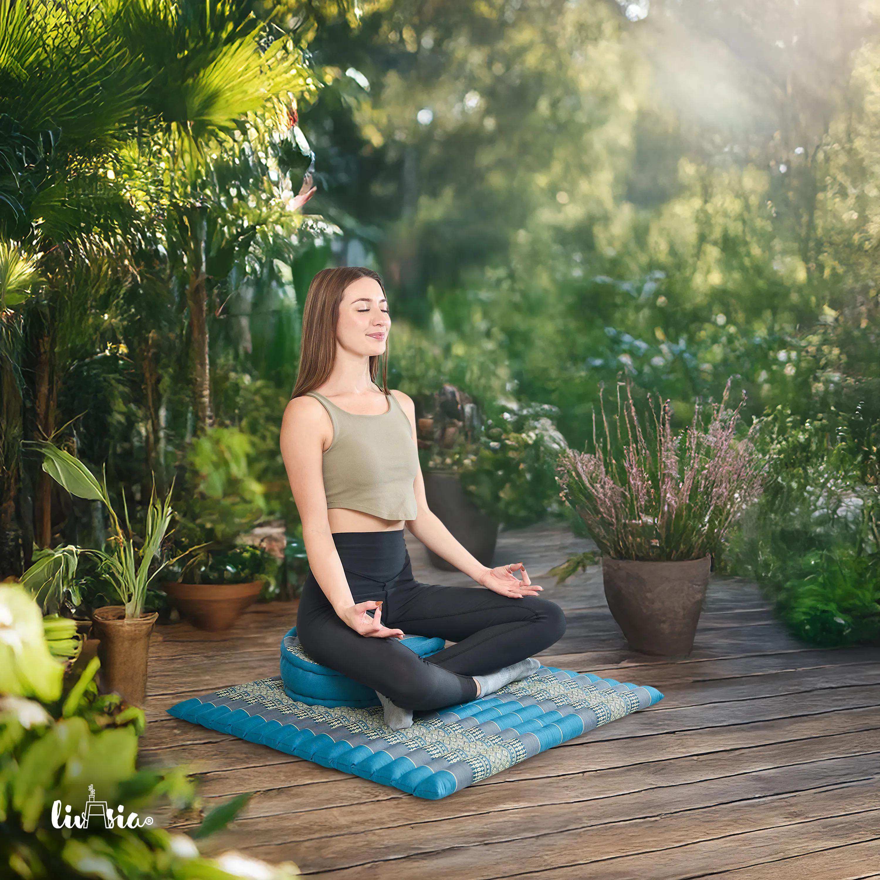 Kapok meditatiekussen set XL