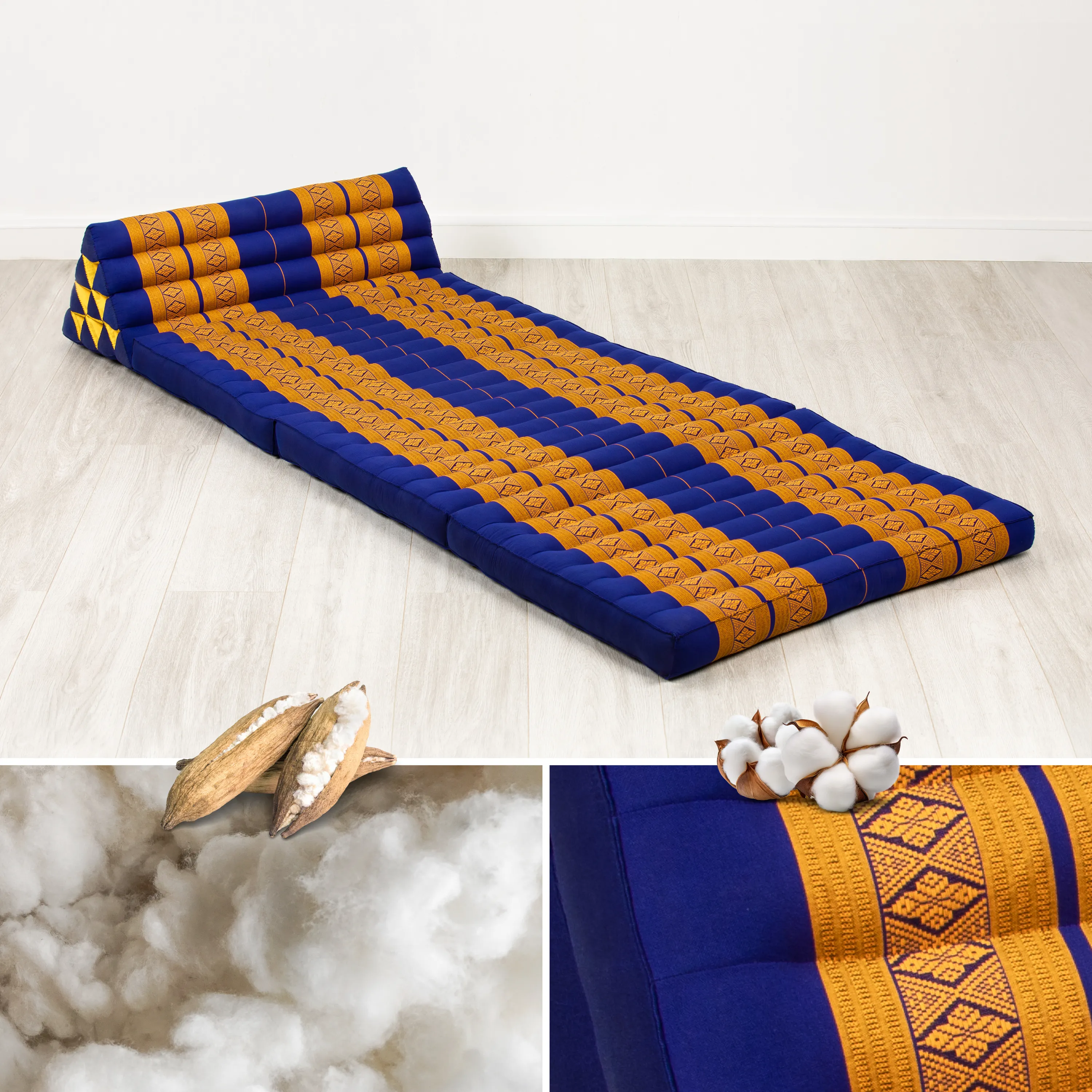 Kapok Thais kussen XXL breed